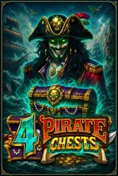 4 Pirate Chests