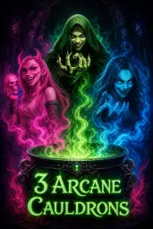 3 Arcane Cauldrons