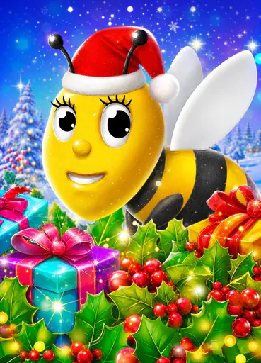 Santa Bumble Bee Hold and Win